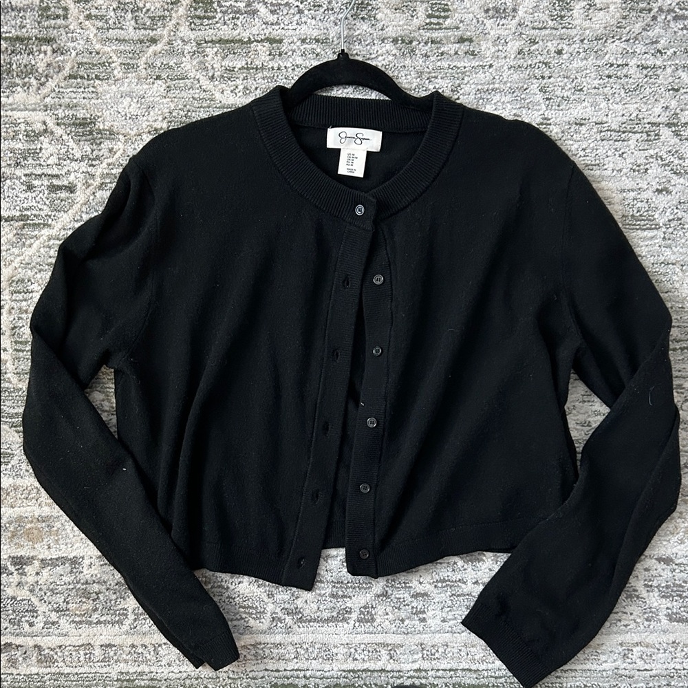 Jessica Simpson Classic Black Cardigan